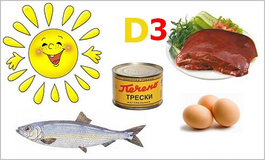 продукты богатые витамином д